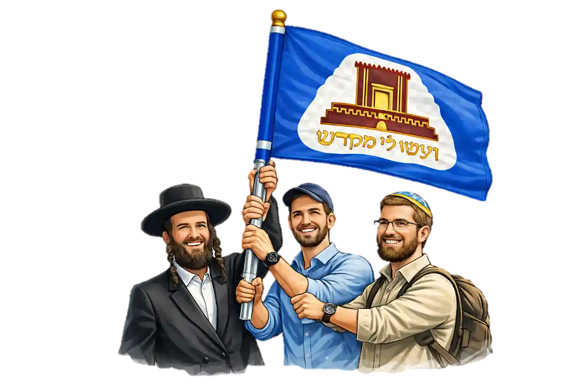 אנשים עם דגל